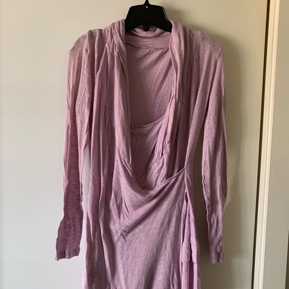 Sandwich Soft Lavender Long Sleeve Dress